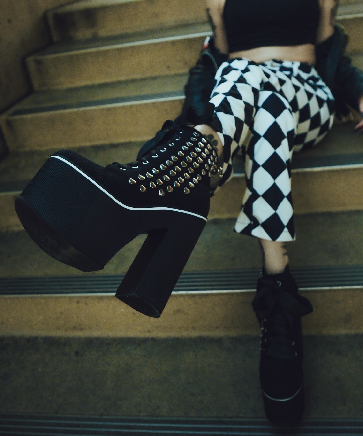 スタッズ レースアップブーツ Charla Tedrick│Jeffrey Campbell