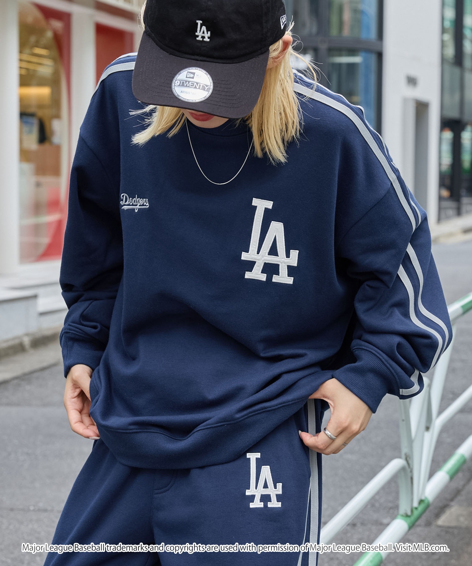 MLB/メジャーリーグベースボール 別注 セットアップ ワッペン刺繍