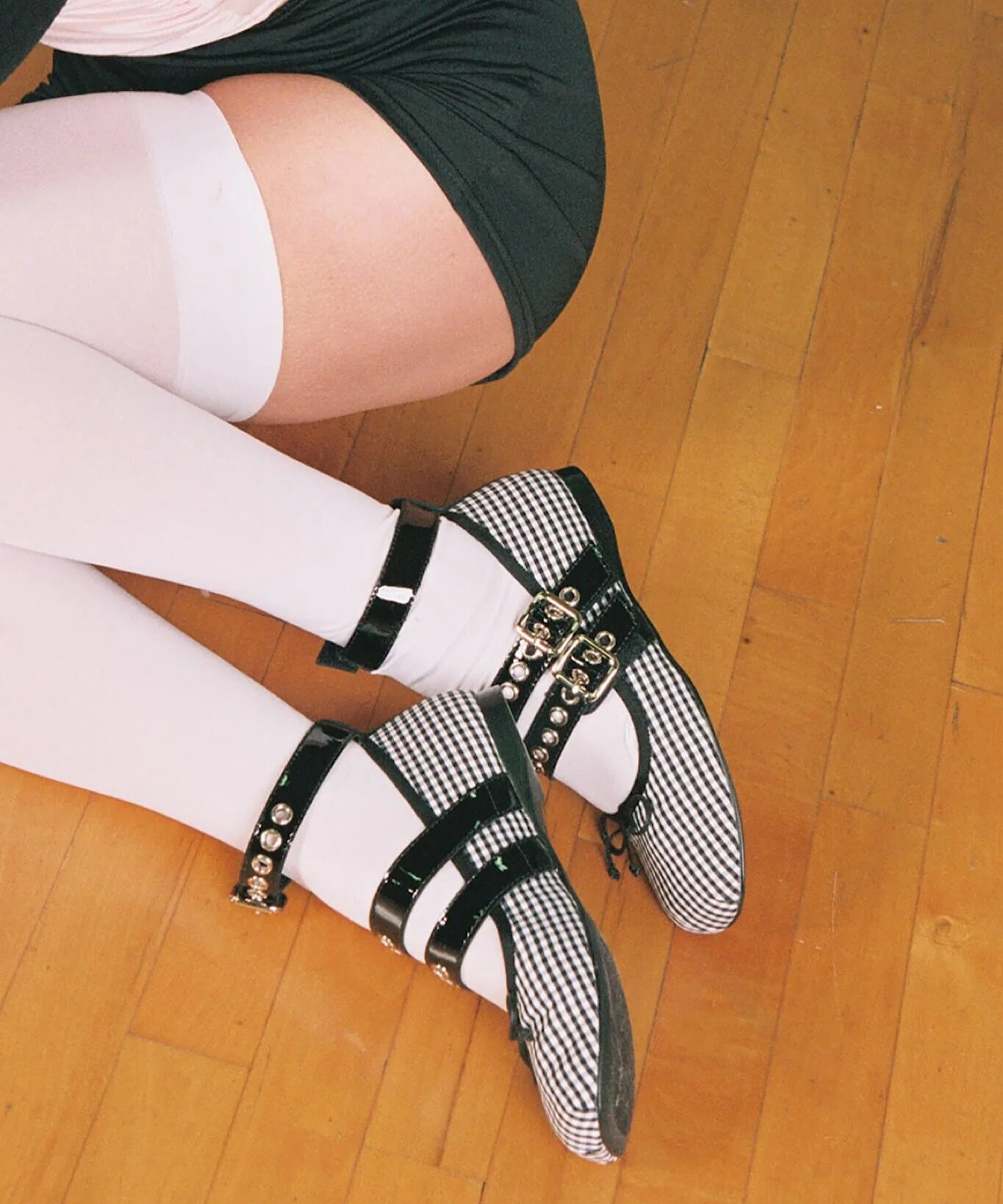 ギンガムチェックバレエシューズ Jeffrey Campbell│Jeffrey Campbell