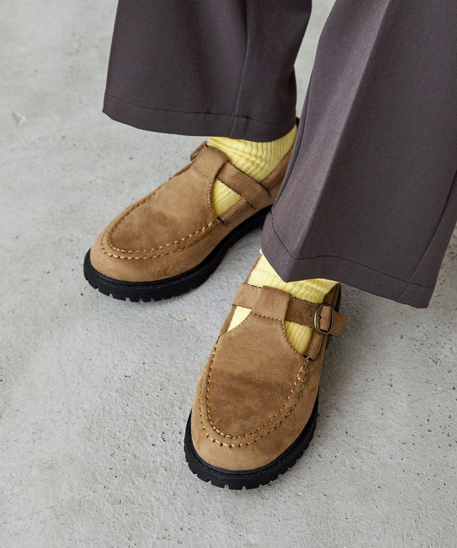 forksy.】T字ストラップローファー forksy.│MONO-MART [モノマート