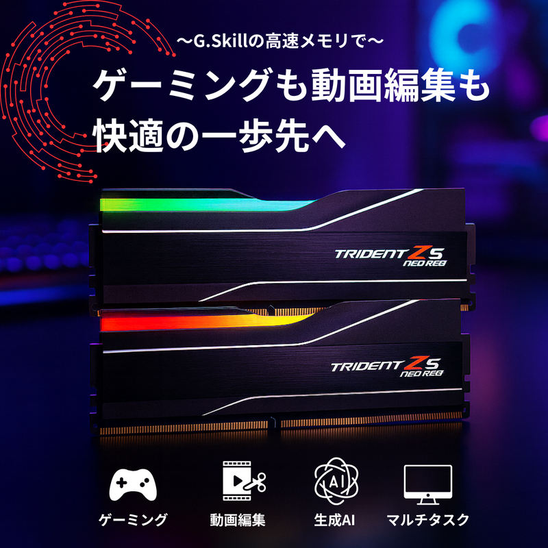 G.Skill Trident Z5 Neo RGB F5-6000J2636H32GX2-TZ5NR (DDR5-6000