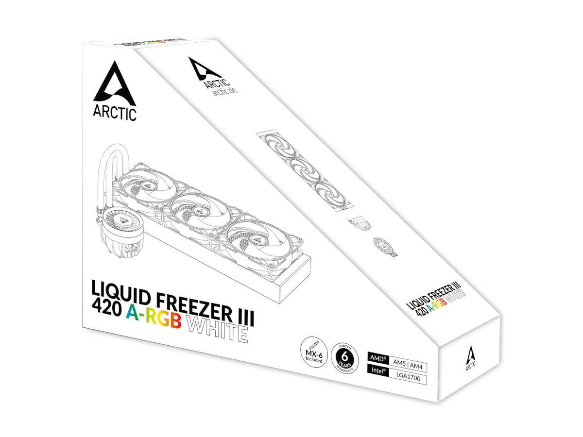 ARCTIC Liquid Freezer III 420 A-RGB (White) / OVERCLOCK WORKS