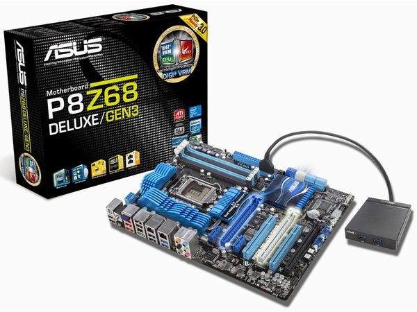 ASUS P8Z68 DELUXE/GEN3 / OVERCLOCK WORKS