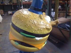 McDonalds Officer Big Mac Playland Statue - Obnoxious Antiques
