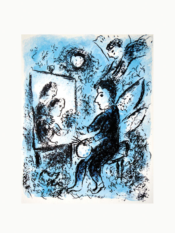 Chagall Lithograph VI - The Oblist