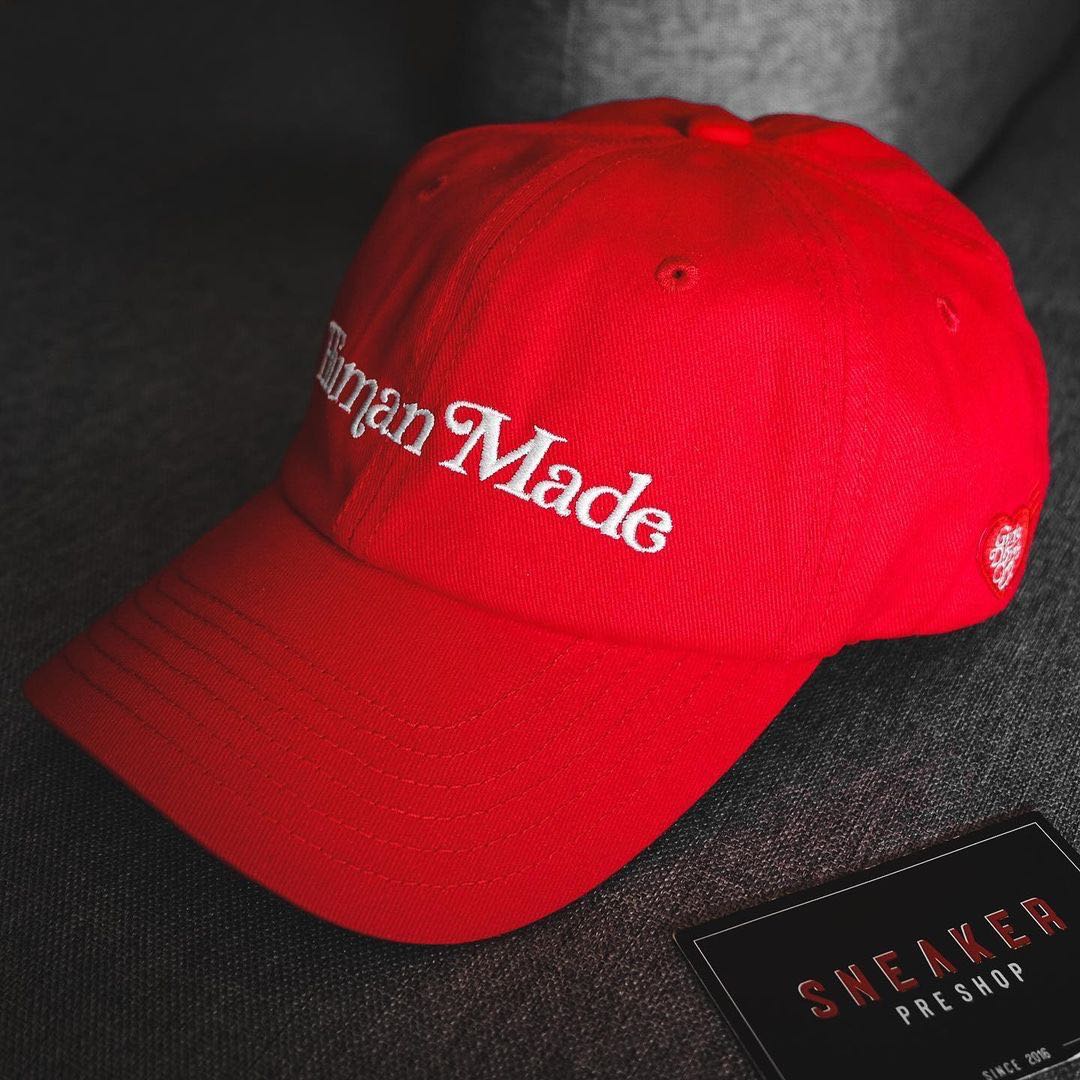 Human Made x Girls Don't Cry Valentine's Day 6 Panel Cap Red