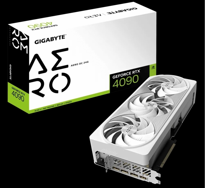 Gigabyte releases their White RTX 4090 AERO OC 24GB graphics card