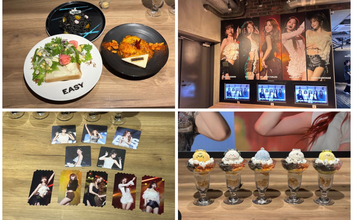 メニューもオリジナルアイテムも魅力！ LE SSERAFIM CAFEを徹底