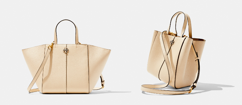 トリー バーチ新作】軽くて程よいサイズ感、2WAYで持てるトート型