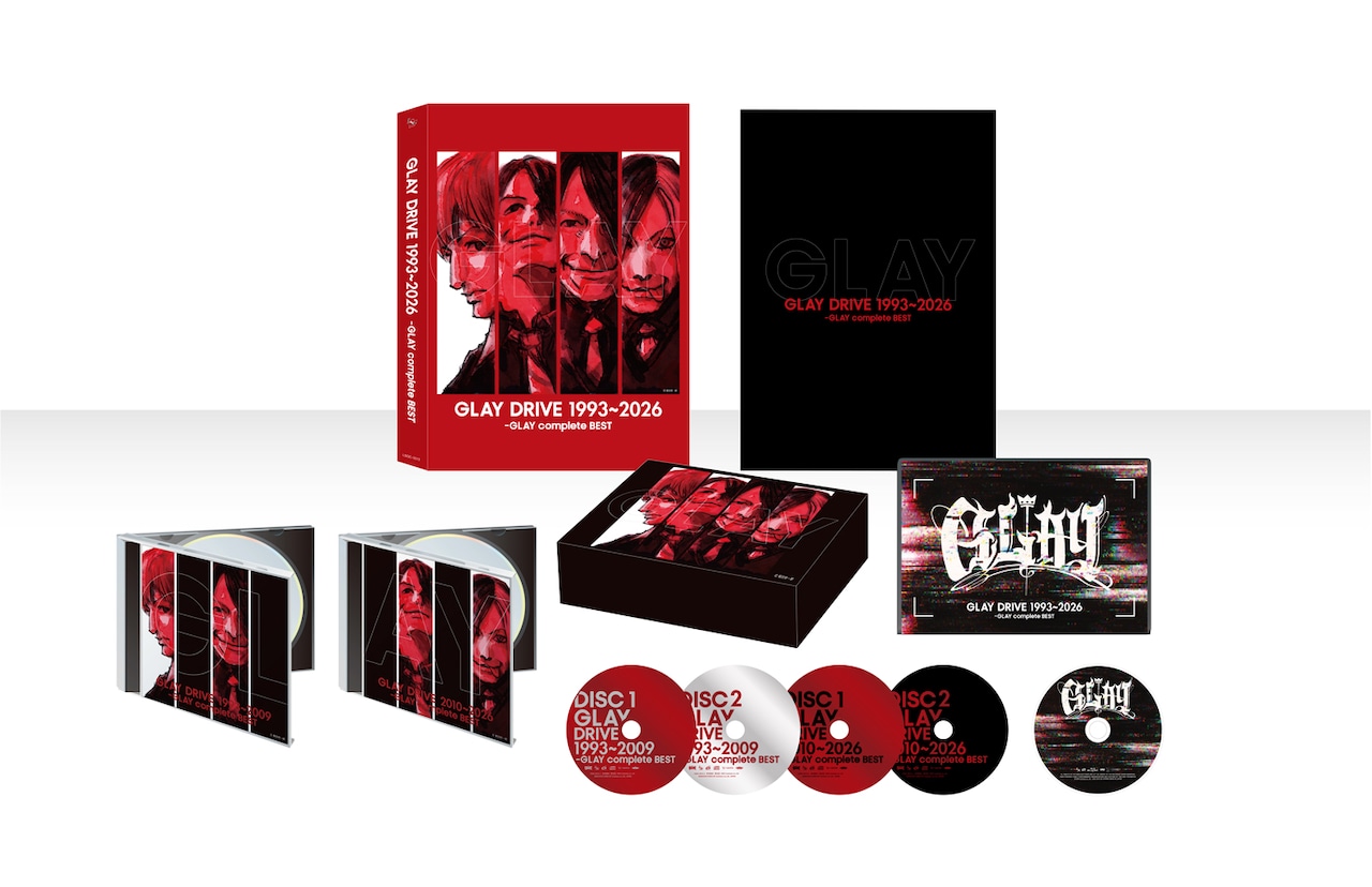 GLAY「DRIVE 1993～2026 -GLAY complete BEST」展開図 [画像ギャラリー