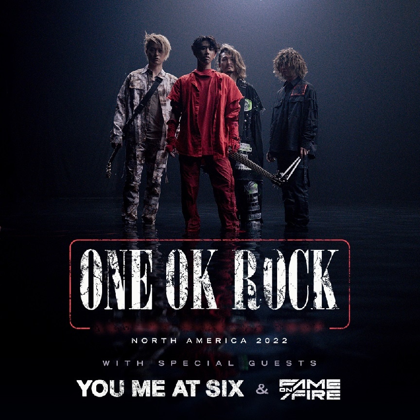 ONE OK ROCK A5フライヤー額装(ポスター風)、マフラータオルセット ONE