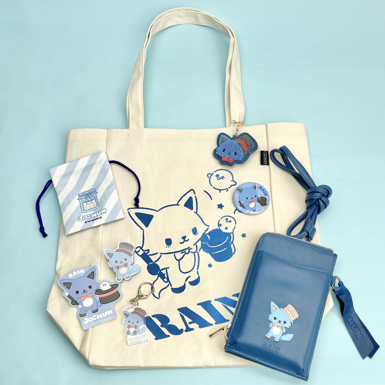 レイン（川尻蓮考案）のグッズ。 (c)'23 SANRIO 著作（株）サンリオ