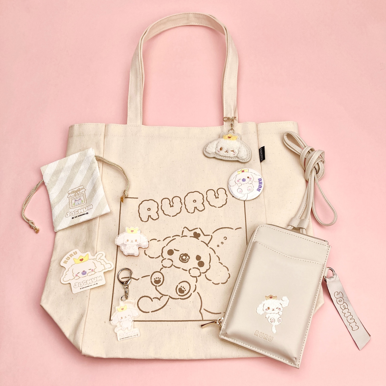 RURU（白岩瑠姫考案）のグッズ。 (c)'23 SANRIO 著作（株）サンリオ