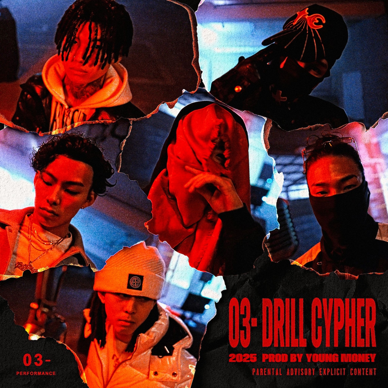 03- Performanceがシングル「03- Drill Cypher 2025」配信、999dobbyや