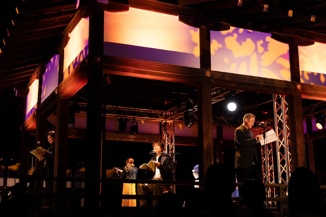 下鴨神社で読む父娘の物語、中井和哉・下野紘・銀河万丈・上田麗奈の