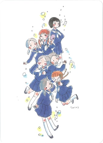 今日マチ子「COCOON」絵葉書発売、幻の裏表紙も披露 - コミックナタリー