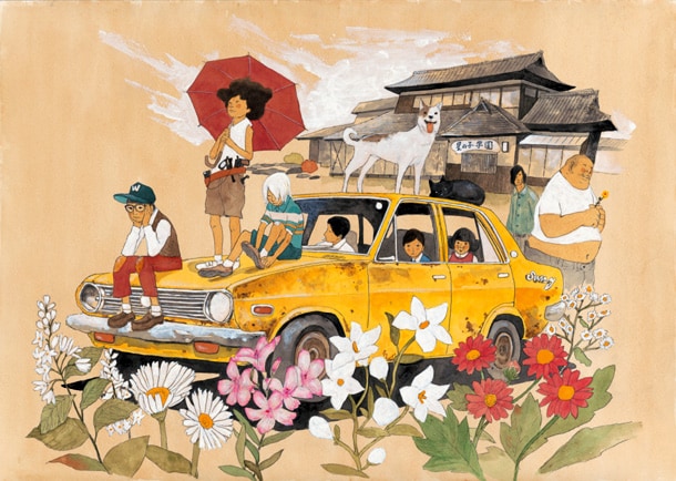 松本大洋 直筆イラスト&サインカード IKKI10周年イベント Sunny 松本