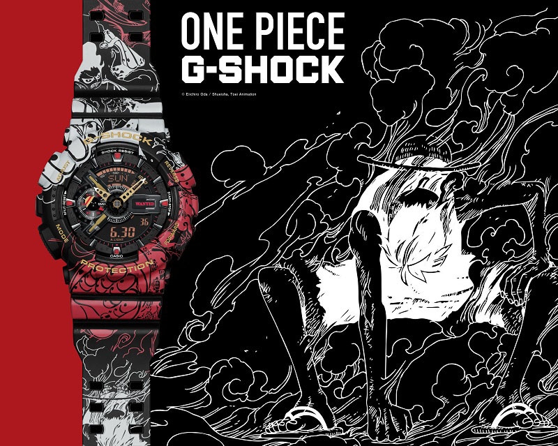 ONE PIECE」「ドラゴンボールZ」のG-SHOCK登場、ルフィと悟空の進化