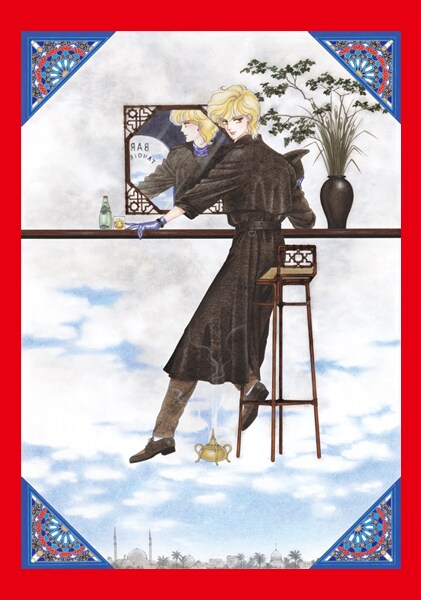 成田美名子「エイリアン通り」のサイン入り高級複製原画。 [画像