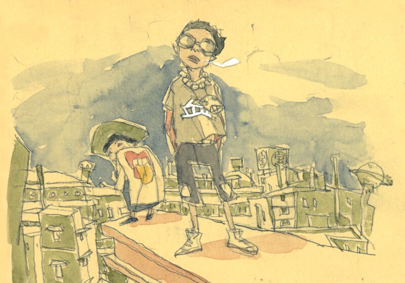 映画「鉄コン筋クリート」10周年で原画展！アートブックのキャラ編も