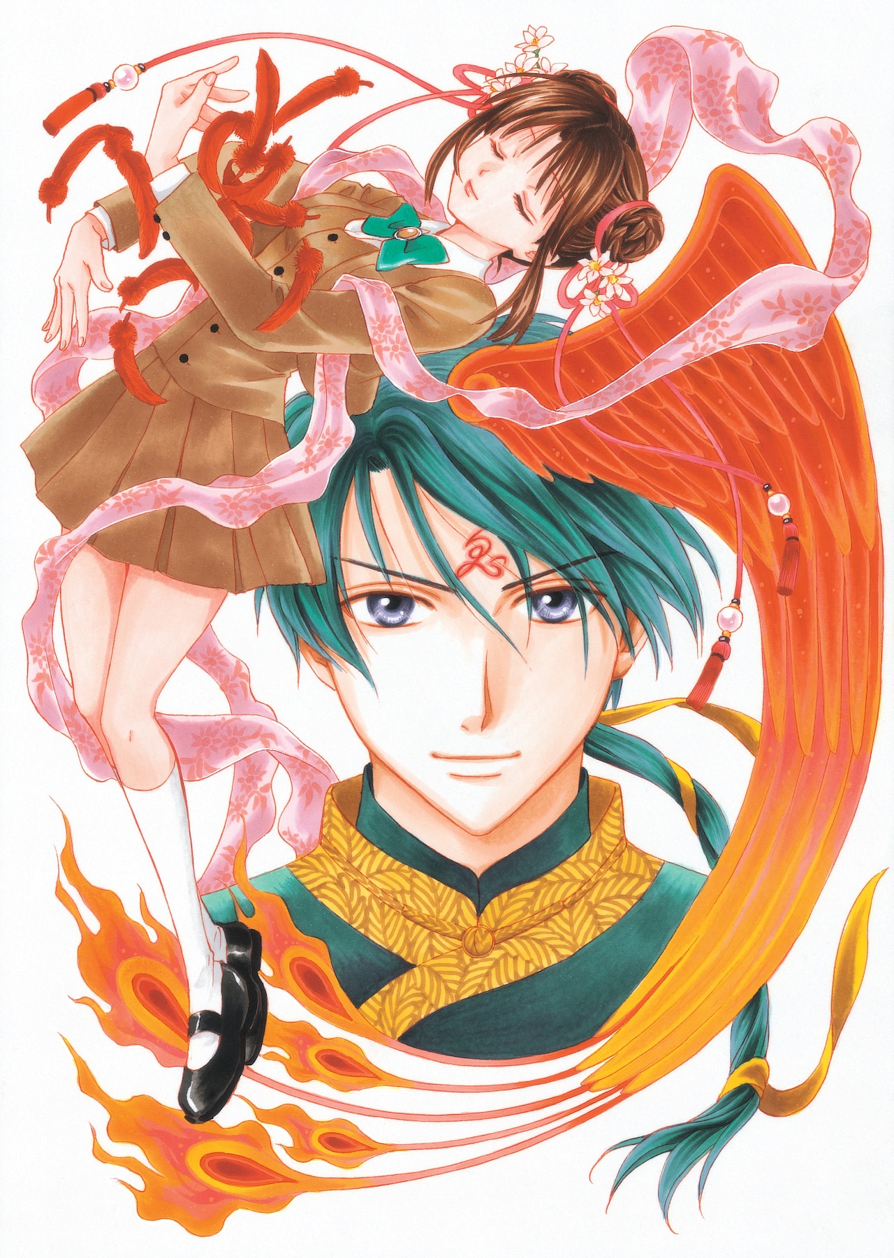 アニメふしぎ遊戯がDVD-BOX化、渡瀬描き下ろしジャケ - コミックナタリー