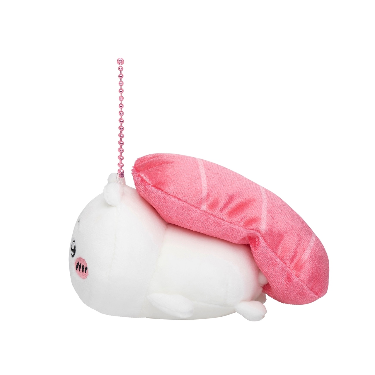 むちゃうま!!ちいかわ寿司」で販売されるお座りミニぬいぐるみ。 [画像