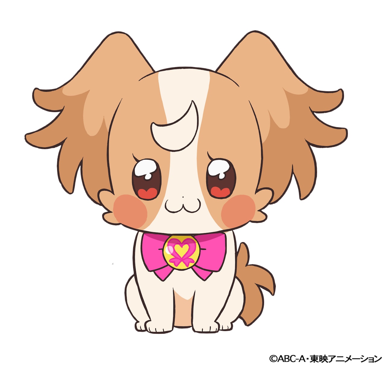 犬飼こむぎ（CV：長縄まりあ）。いろはの飼い犬のパピヨン。キュア