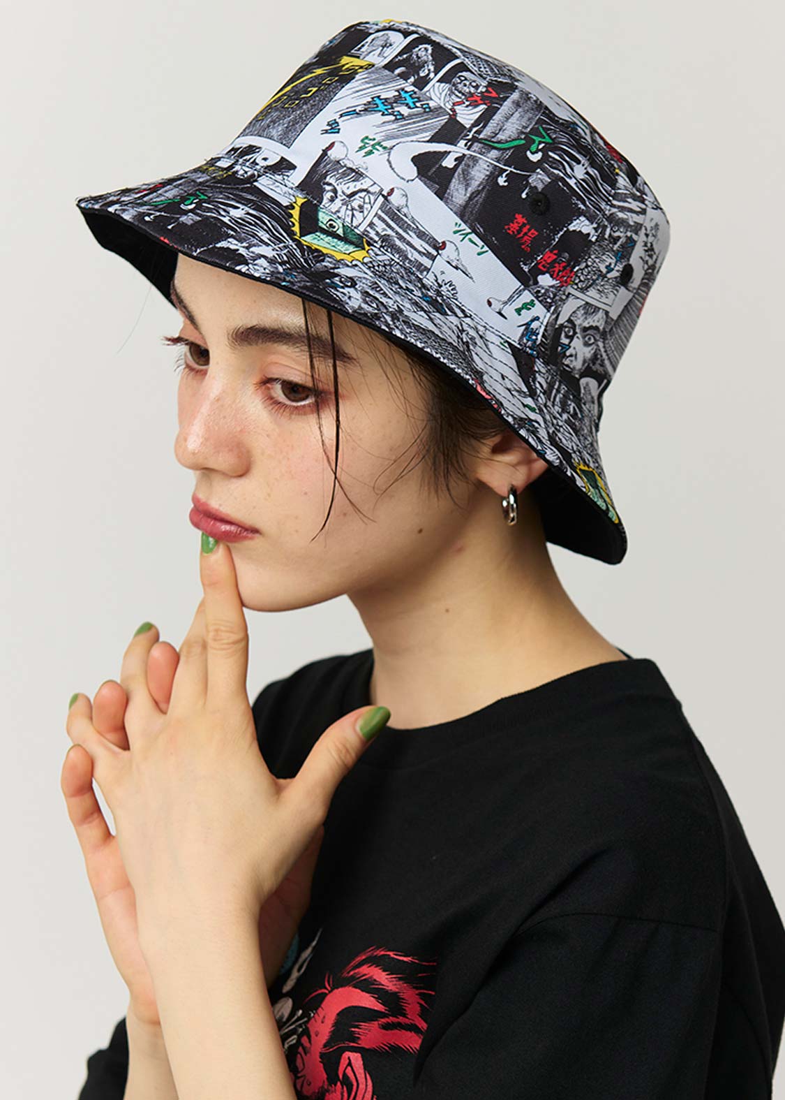 未使用品】墓場鬼太郎リバーシブルバケットハット 未使用品】墓場