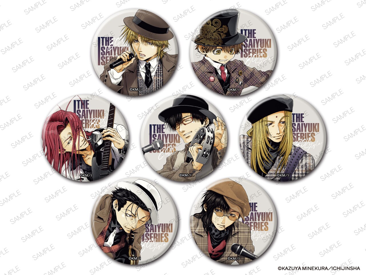 鉛筆画ver. トレーディングスクエア缶バッジ」 [画像ギャラリー 4/5