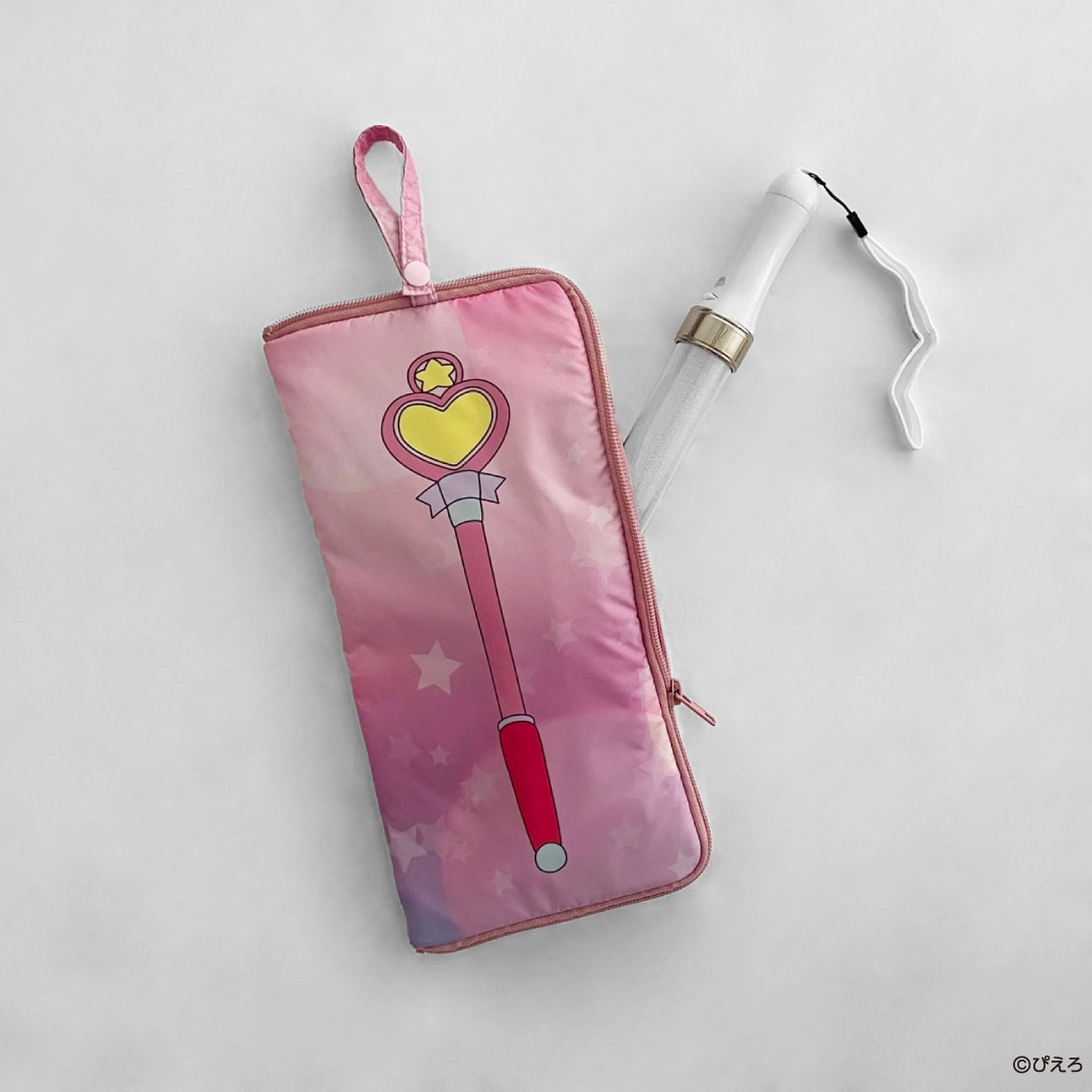 クリィミーマミ」まほうのステッキのペンライトポーチ、電池が入る内