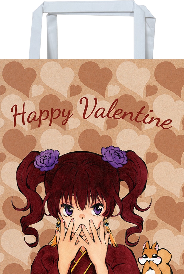 暁のヨナ」草凪みずほ描き下ろしのヨナ＆ハクのバレンタインバッグが花