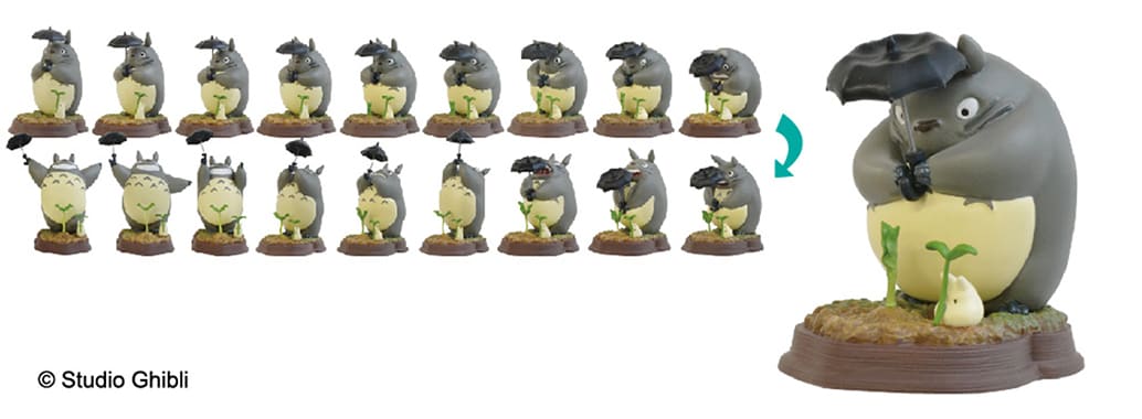 箱入り トトロ フィギュア ジブリ 1/18 コマ撮り ドンドコおどり