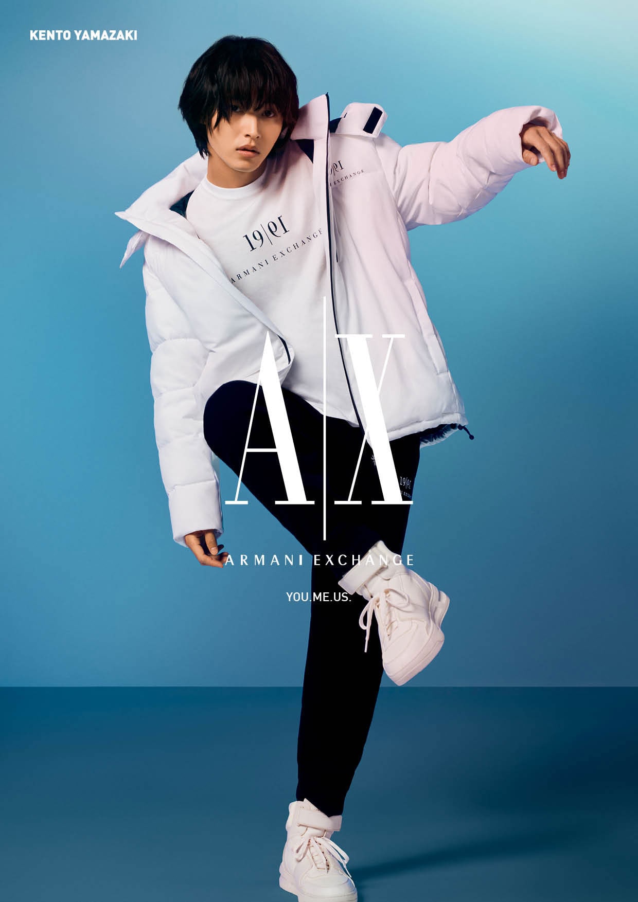 山崎賢人がモデル務めるA|X アルマーニ エクスチェンジ、新広告が公開