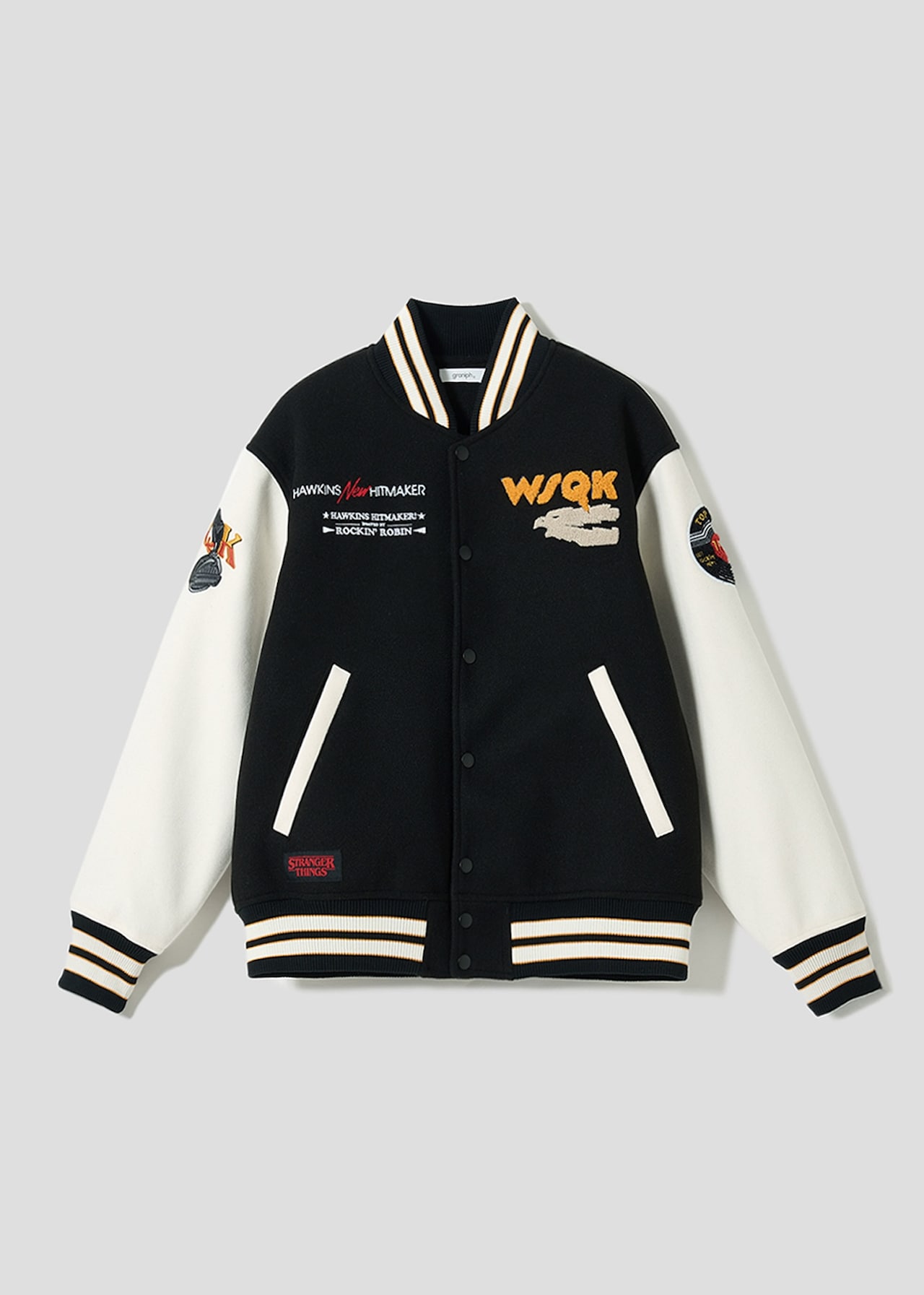 ストレンジャー・シングス 未知の世界」The SQUAWK｜スタジャン（表面