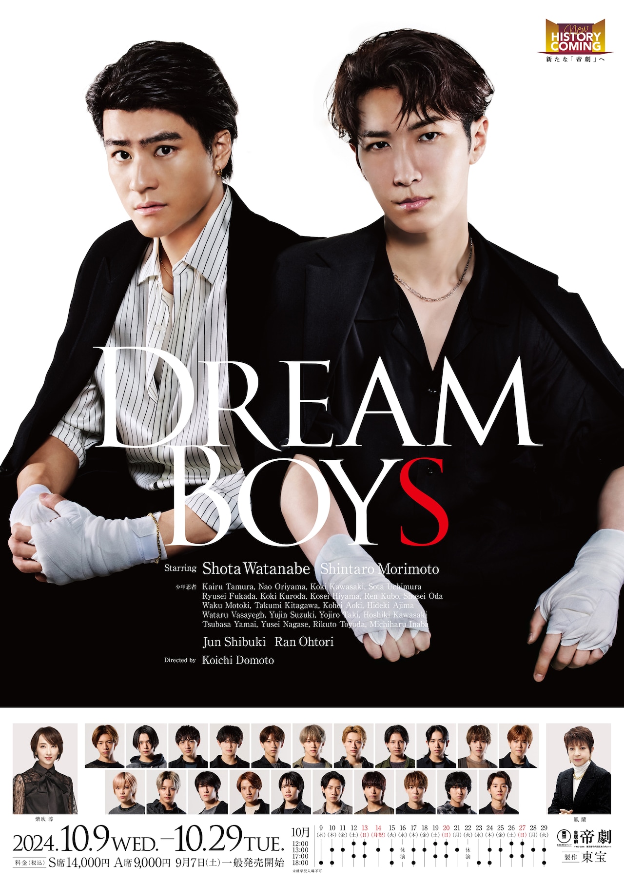 早い者勝ち】DREAM BOYS 2024 初回盤＆通常盤 セット ドリボ 帝国劇場