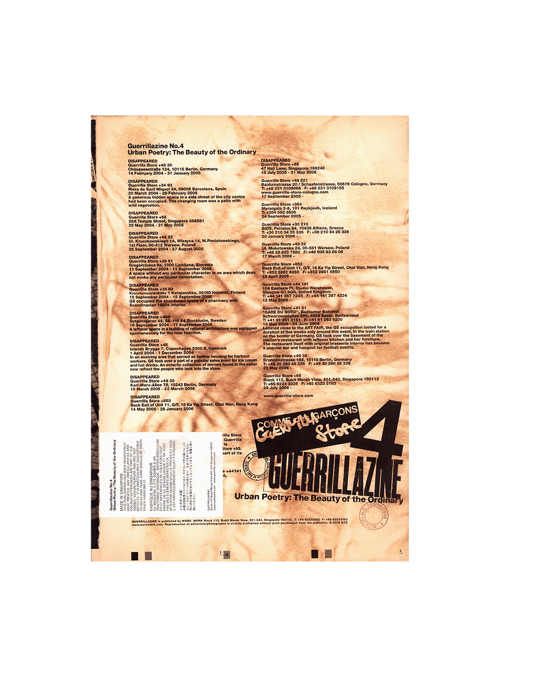 Guerrillazine 4 - Urban Poetry – Offbrand Library