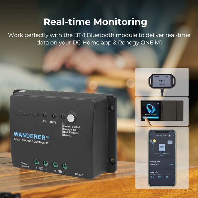 Renogy Wanderer Li 30A PWM Charge Controller - Off Grid Stores