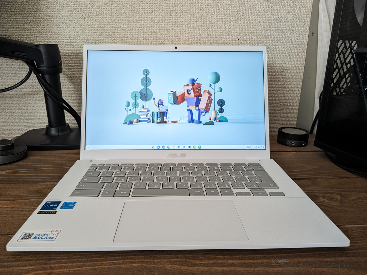 かぶ] ASUS Chromebook Plus CX34 (CX3402) レビュー。Plusに興味が