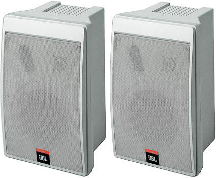 JBL Control 5-WH Surface-Mount Satellite Loudspeaker (White Pair