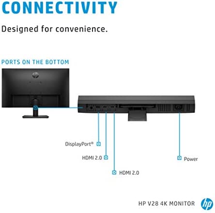 HP V28 4K Monitor - Computer Monitor With 28-inch Diagonal Display