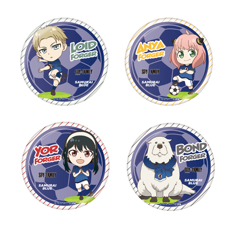 SPY×FAMILY トレーディング丸缶バッジ サッカー日本代表ver. ※全4種