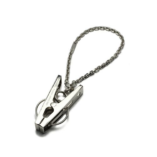 JNS768)アナーキー洗濯バサミグローブホルダー-メタル(真鍮