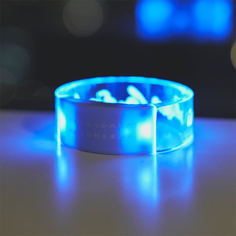 indigo la End】 花をひとつかみ アクリルライトブレスレット