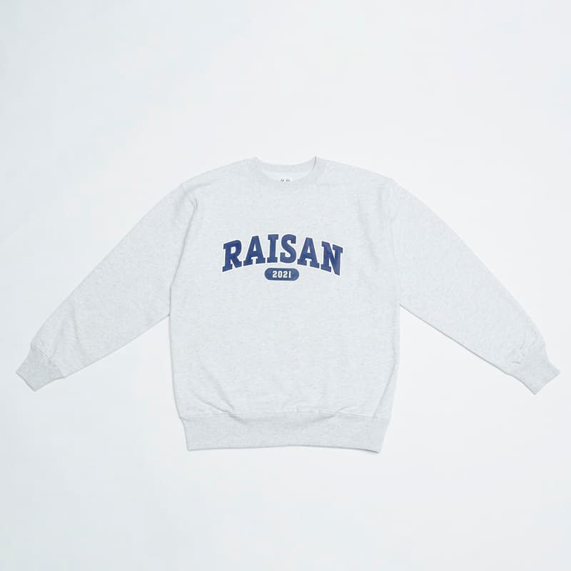 RAISAN スウェット / アッシュ / Official Goods Shop