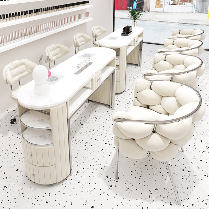 OFFINEO公式 | ネイルテーブル おしゃれ ベルベット 選べる3色