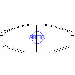 NISSAN 280ZX TOYOTA CROWN Saloon Station Wagon Brake pad FMSI:7093
