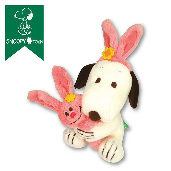 スヌーピー ラビットカチューシャぬいぐるみ (モカ／Let's party with