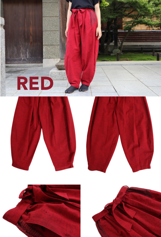 儀右ヱ門 ギエモン ぎえもん 久留米絣 忍者もんぱん もんぺ Y7100 日本