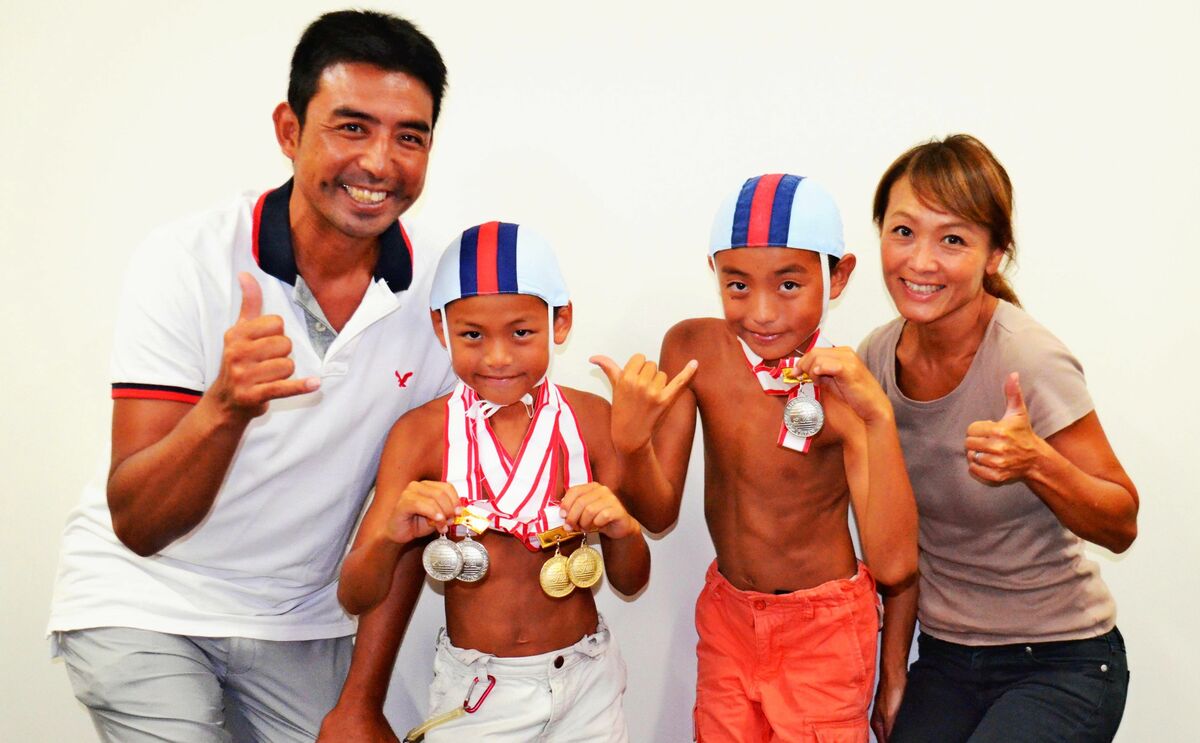 豊田琉（琉大付小2年）2種目連覇／ライフセービング全日本大会