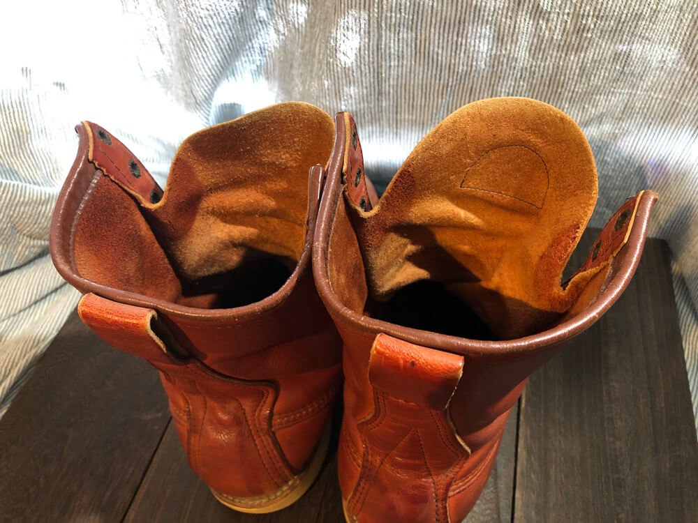 ワイズEEのレッドウィングアイリッシュセッター877をメンテナンス